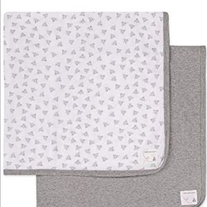 Burt's Bees Baby Blankets, Set of 2, 100% Organic Cotton